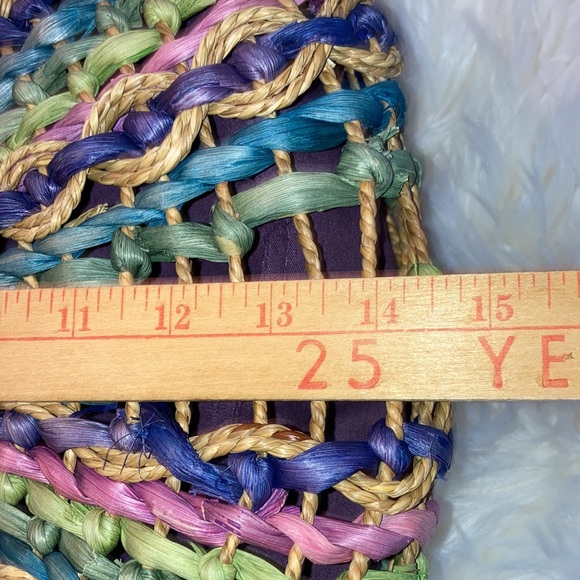 CAPPELLI straworld lg., bright, multicolor purse or tote bag. $29 - Picture 10 of 12